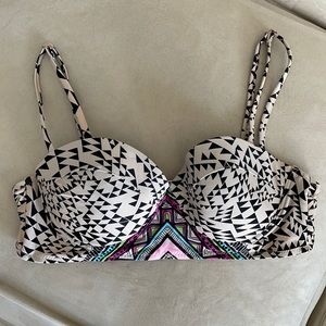 Xhilaration bandeau bikini top size L